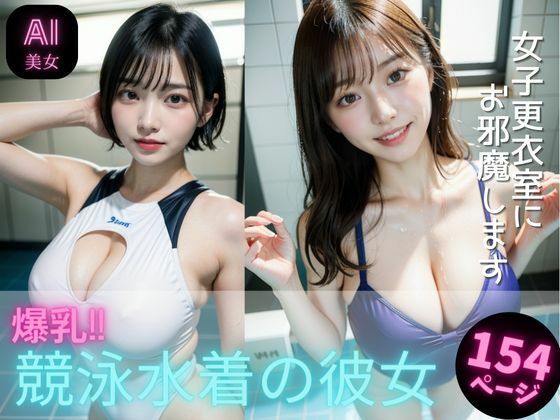 AI美女セレクション（おとなくらぶ）❤爆乳！競泳水着の彼女〜女子更衣室にお邪魔します〜全154P 巨乳評価/レビュー4.92