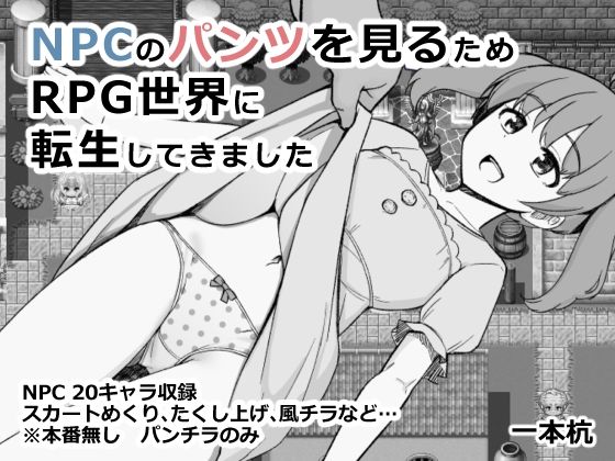 一本杭❤NPCのパンツを見るためRPG世界に転生してきました ファンタジー評価/レビュー5.00